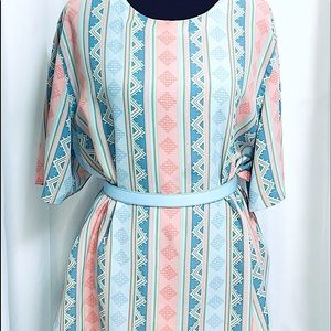 Vintage Printed Blouse